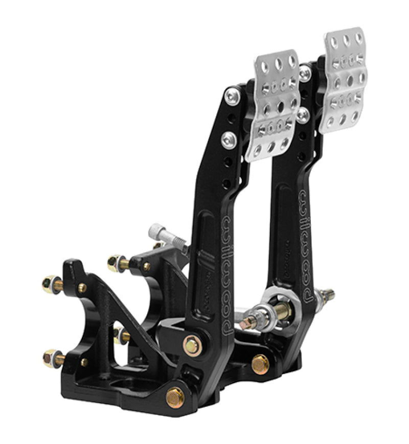 Wilwood Floor Mount Tru-Bar Brake and Clutch Pedal - Adjustable Ratio