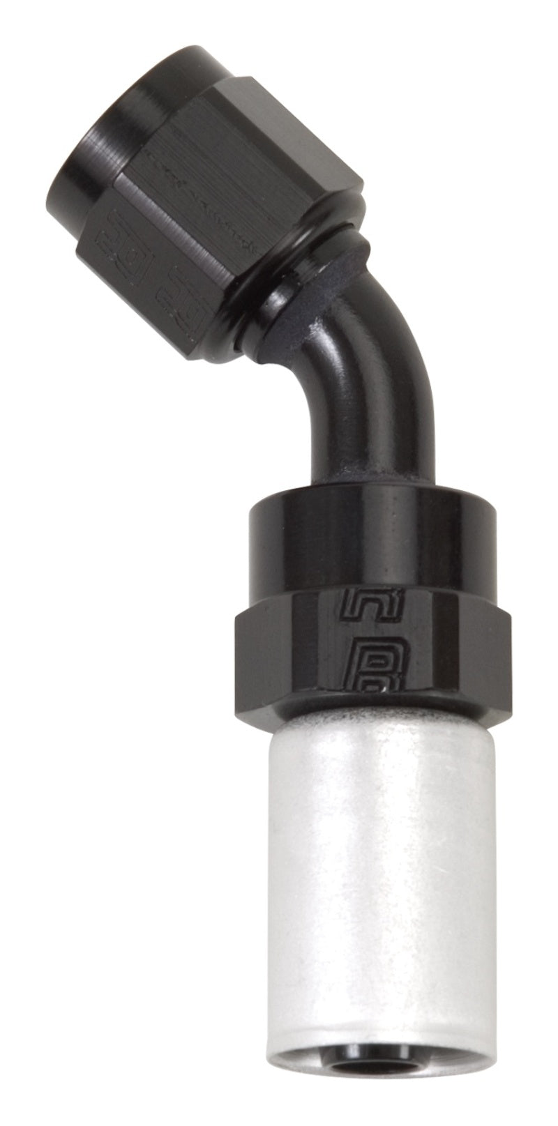 Russell ProClassic -6 AN 45 Crimp Hose End