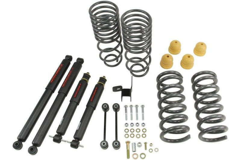 Belltech Lowering Kit - 2 in Front / 4 in Rear - Coil Springs / Shocks - Dodge Ram Fullsize Truck 2009-18 964ND