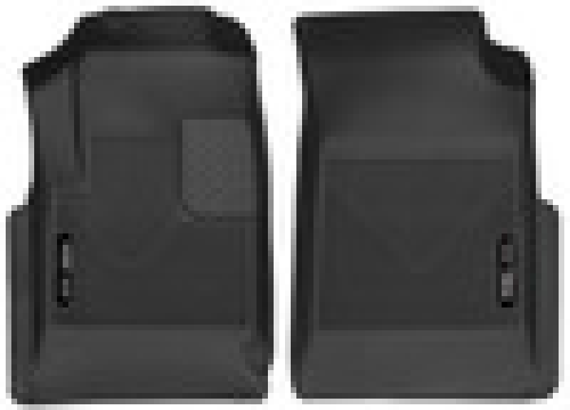 Husky Liners Front Floor Liner X-Act Contour Plastic Black - GM Midsize Truck 2015-16