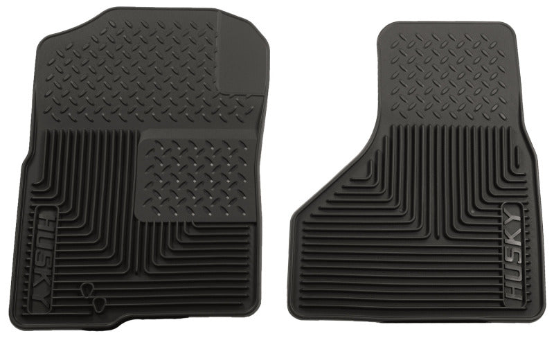 Husky Liners Heavy Duty Front Floor Mat - Rubber - Black - Dodge Ram Fullsize Truck 2002-14 - Pair