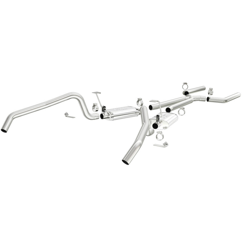 Magnaflow Street Series Cat-Back Exhaust System - 2-1/2 in Diameter - V8 - GM F-Body 1967-74 / GM X-Body 1968-75