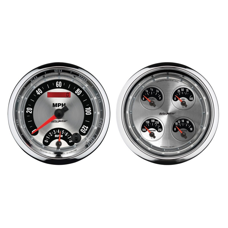 Auto Meter American Muscle Quad Gauge / Tach / Speedometer Kit - 5 in.