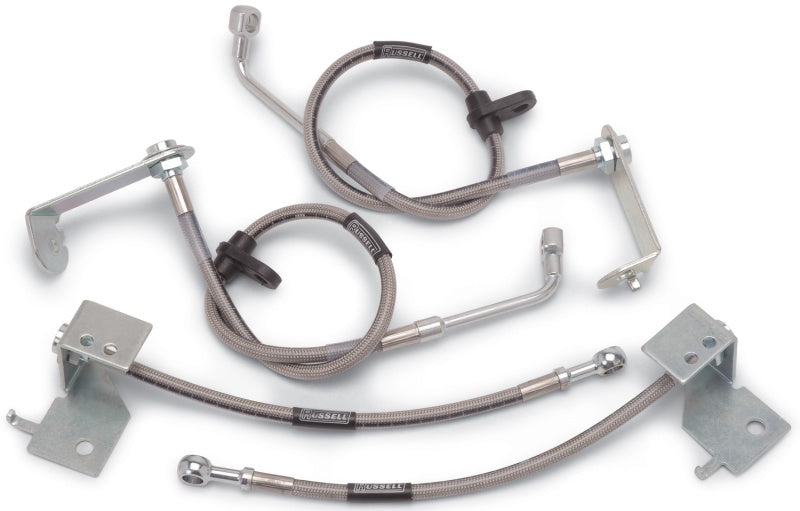 Russell Street Legal Brake Hose Kit 05-07 Mustang w/ ABS