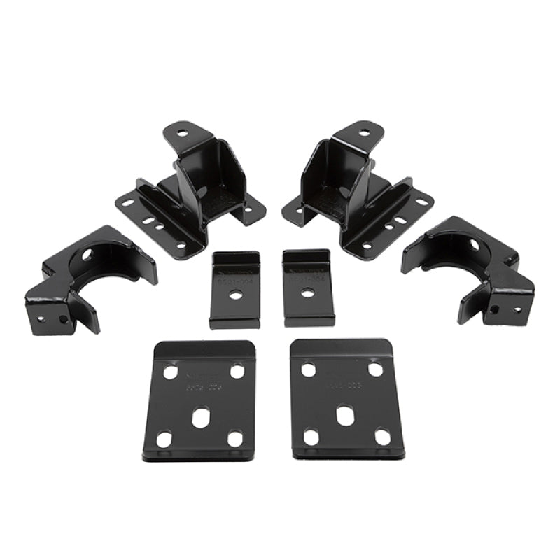 Belltech Rear Flip Kit - Brackets/Hardware - Black Powder Coat