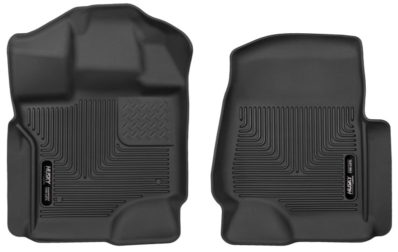 Husky Liners X-Act Contour Front Floor Liner - Black - Ford Fullsize Truck 2015-18 - Pair