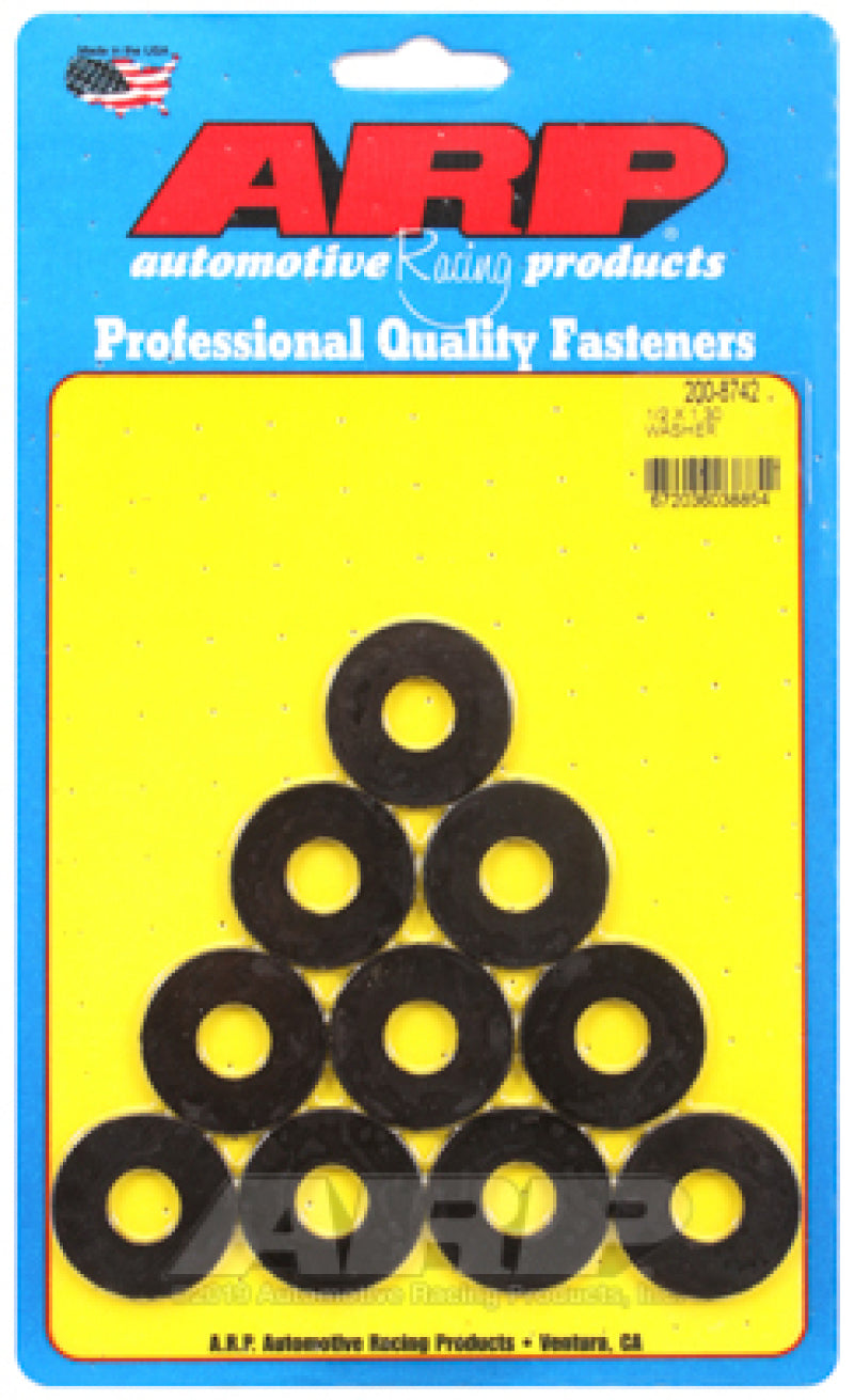 ARP Black Washer - 1/2 ID x 1.300 OD (10 Pack)