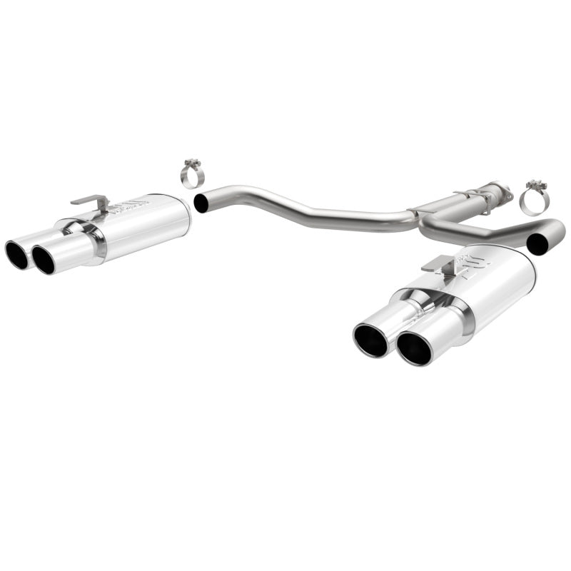 Magnaflow Street Series Cat-Back Exhaust System - 2-1/2 in Diameter - 3-1/2 in Tips - Chevy Corvette 1986-91