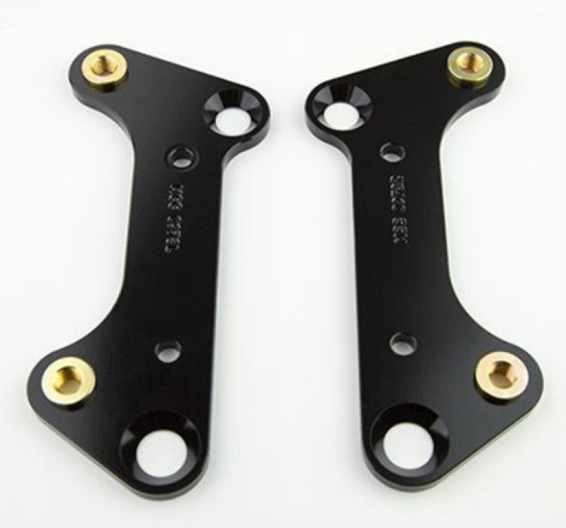 Wilwood Aluminum Caliper Brackets (2) - Rear Drag - 67-72 Nova / Camaro w/ Drum - DynaLite - 10.75" Rotor