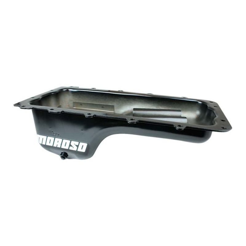 Moroso OIl Pan - Rear Sump - 6 Quart - 6-1/2 in Deep - Black - Ford Modular - Ford Fullsize SUV/Truck 1997-2002