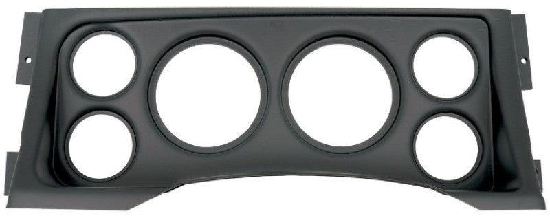 Auto Meter Direct-Fit Dash Panel - Four 2-1/16 in Holes - Two 3-3/8 in Holes - Black - No Vents - GM Fullsize Truck 1995-98