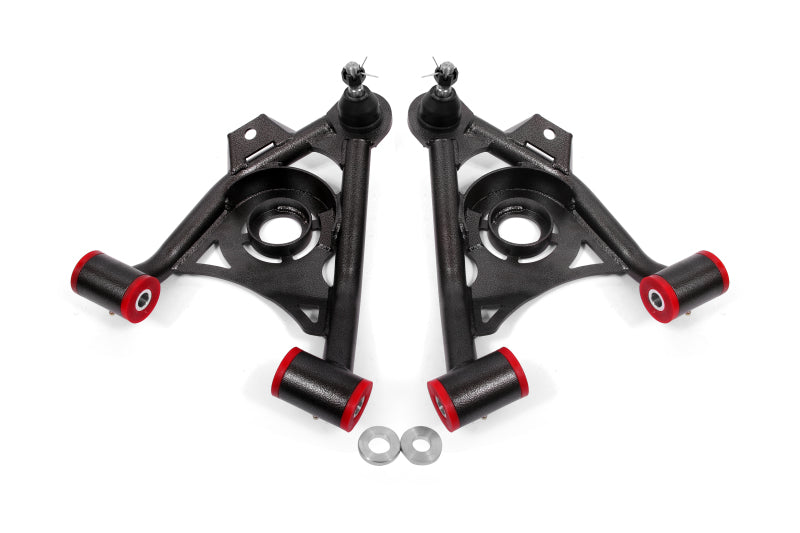 BMR Suspension Lower Control Arm - Ball Joint - Non-Adjustable - Black - Ford Mustang 1979-1993 (Pair)