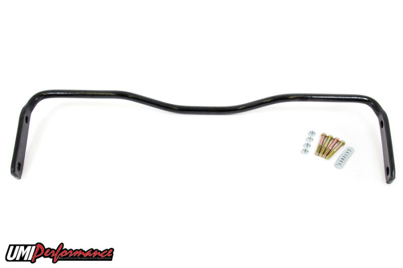 UMI Performance 1978-1988 GM G-Body 1" Solid Rear Sway Bar - Black