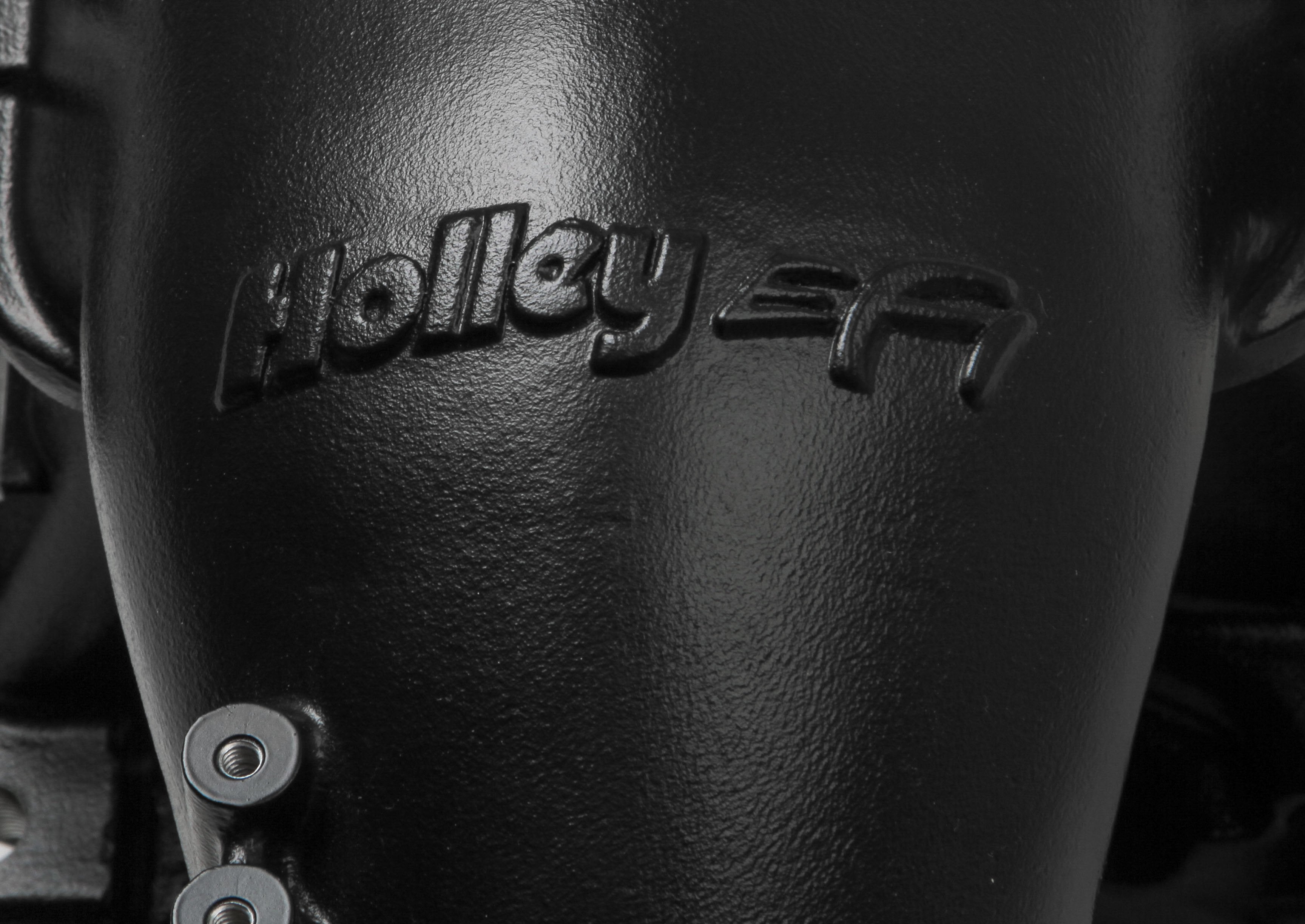Holley EFI Hi-Ram EFI Intake Manifold Kit - 105 mm Throttle Body Flange - Black - 351W Small Block Ford