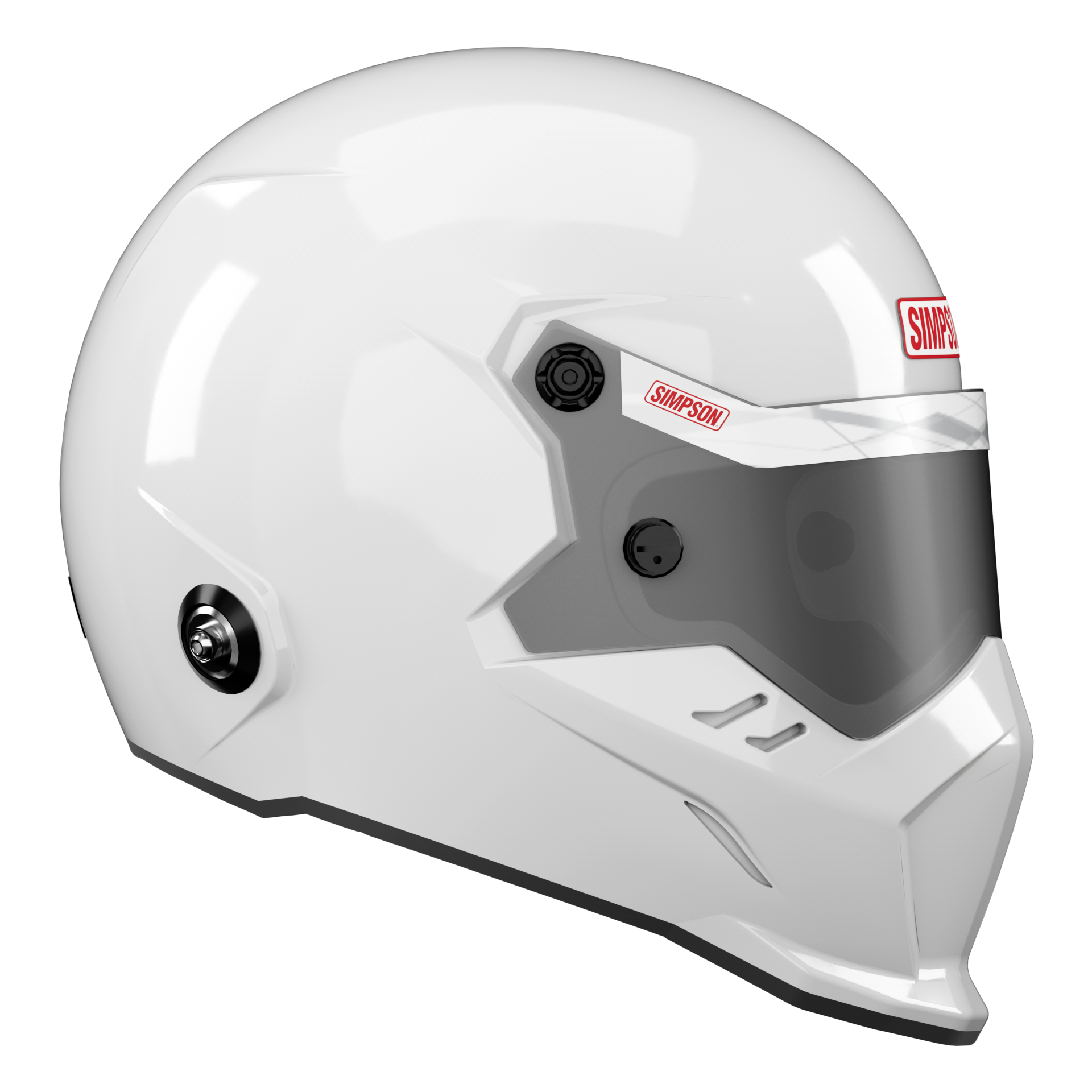 Simpson Kingsnake Helmet - White