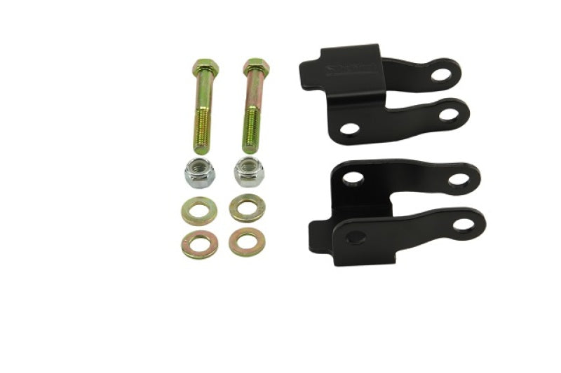 Belltech Rear Shock Extension Bracket - Bolt-On - Black - GM Fullsize Truck 1999-2006 (Pair)