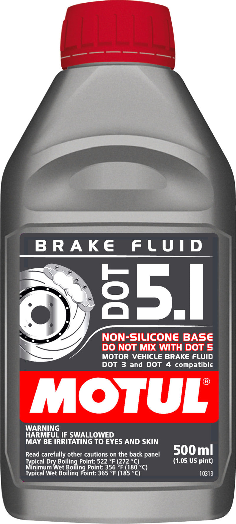 Motul DOT 5.1 Brake Fluid Synthetic 500 ml - Set of 12