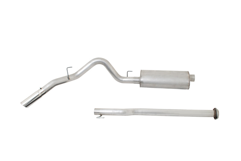 Gibson Cat-Back Single Exhaust System - 3 in Tailpipe - 4 in Tips - Ford Fullsize Truck 2015-19