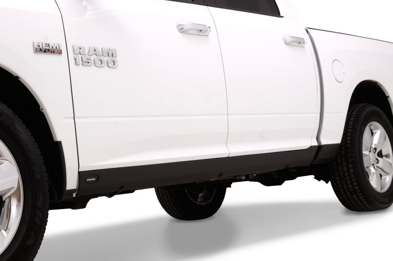 Bushwacker Trail Armor Rocker Panel Guard - Black - Mega Cab - Dodge Ram Fullsize Truck 2009-19