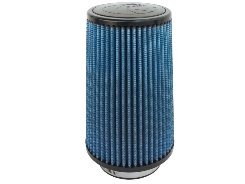 aFe Power Magnum FLOW Pro 5R Air Filter Element - Conical - 6" Base Diameter - 4-3/4" Top Diameter - 9" Tall - 4" Flange - Reusable Cotton - Blue