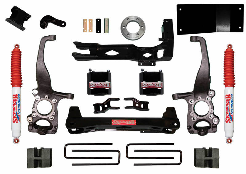 Skyjacker Suspension Lift Kit - 6 in Lift - 4WD - Ford Fullsize Truck 2015-20