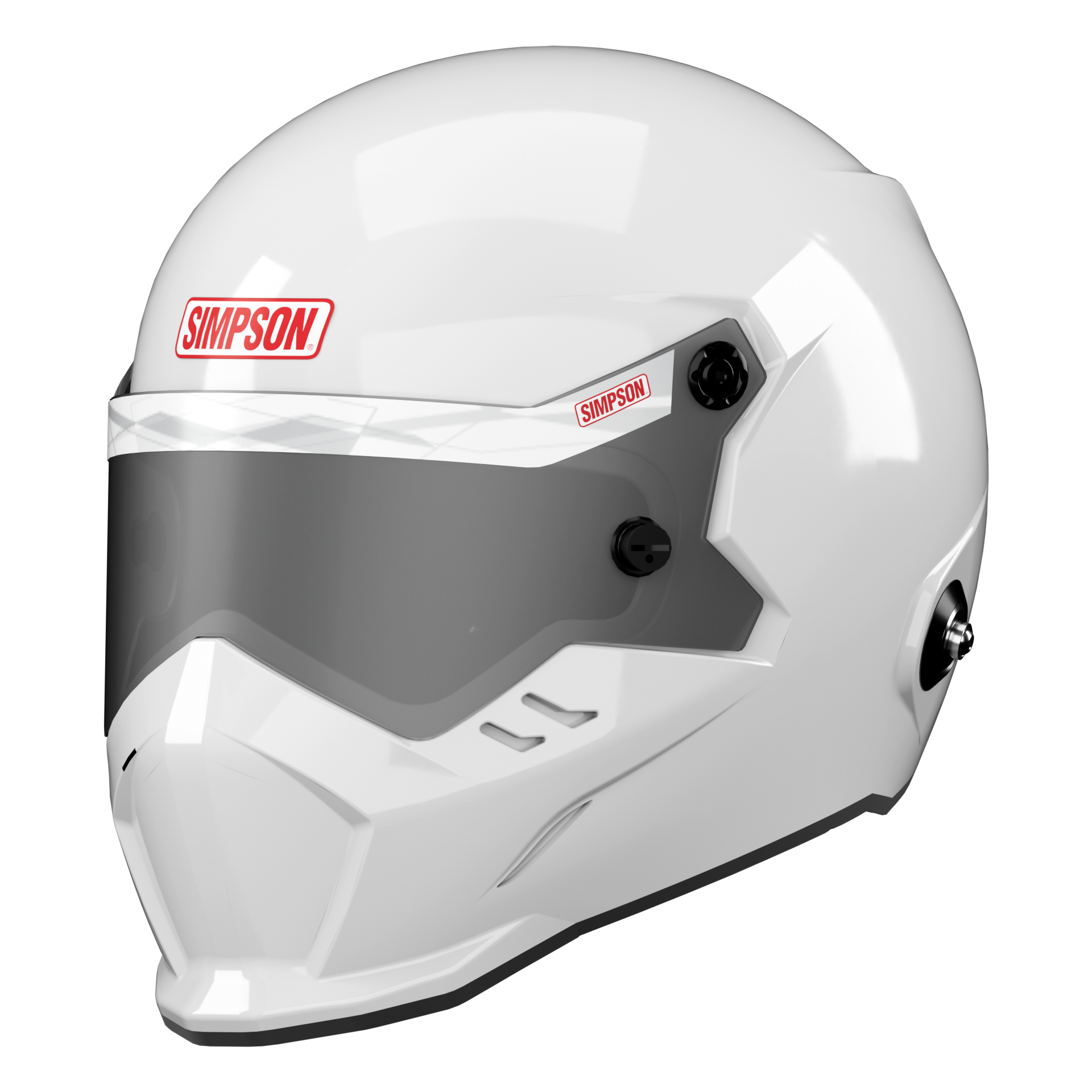 Simpson Kingsnake Helmet - White
