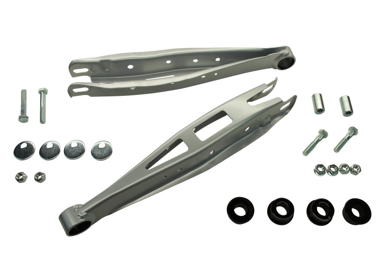 Whiteline Performance Rear Trailing Arm - Lower - Silver - Various Subaru Applications 2008-20 (Pair)