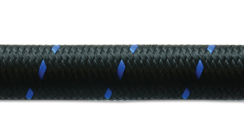 Vibrant Performance 10 Ft. Roll -10 Black Blue Nylon Braided Flex Hose