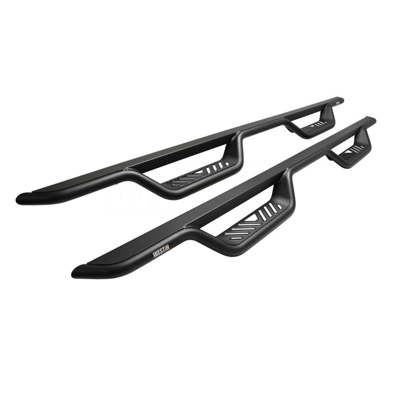 Westin Outlaw Drop Step Bars - Black - GM Fullsize Truck 2019-22 Crew Cab (Pair)