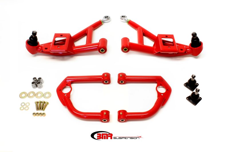 BMR Suspension A-Arm Kit + Upper  - Red - 1993-02 GM F-Body