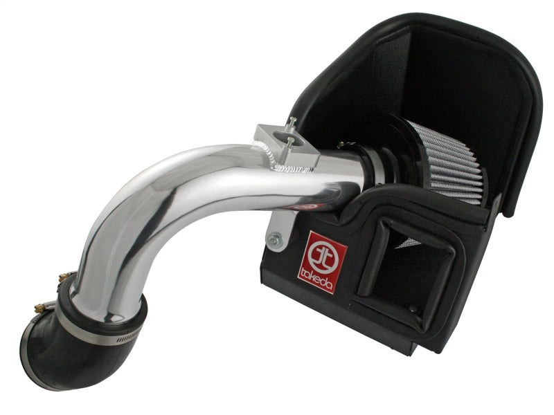 aFe Power Takeda Retain Stage 2 Air Intake - Reusable Dry Filter - Polished - Mitsubishi 4-Cylinder - Mitsubishi Lancer 2008-14