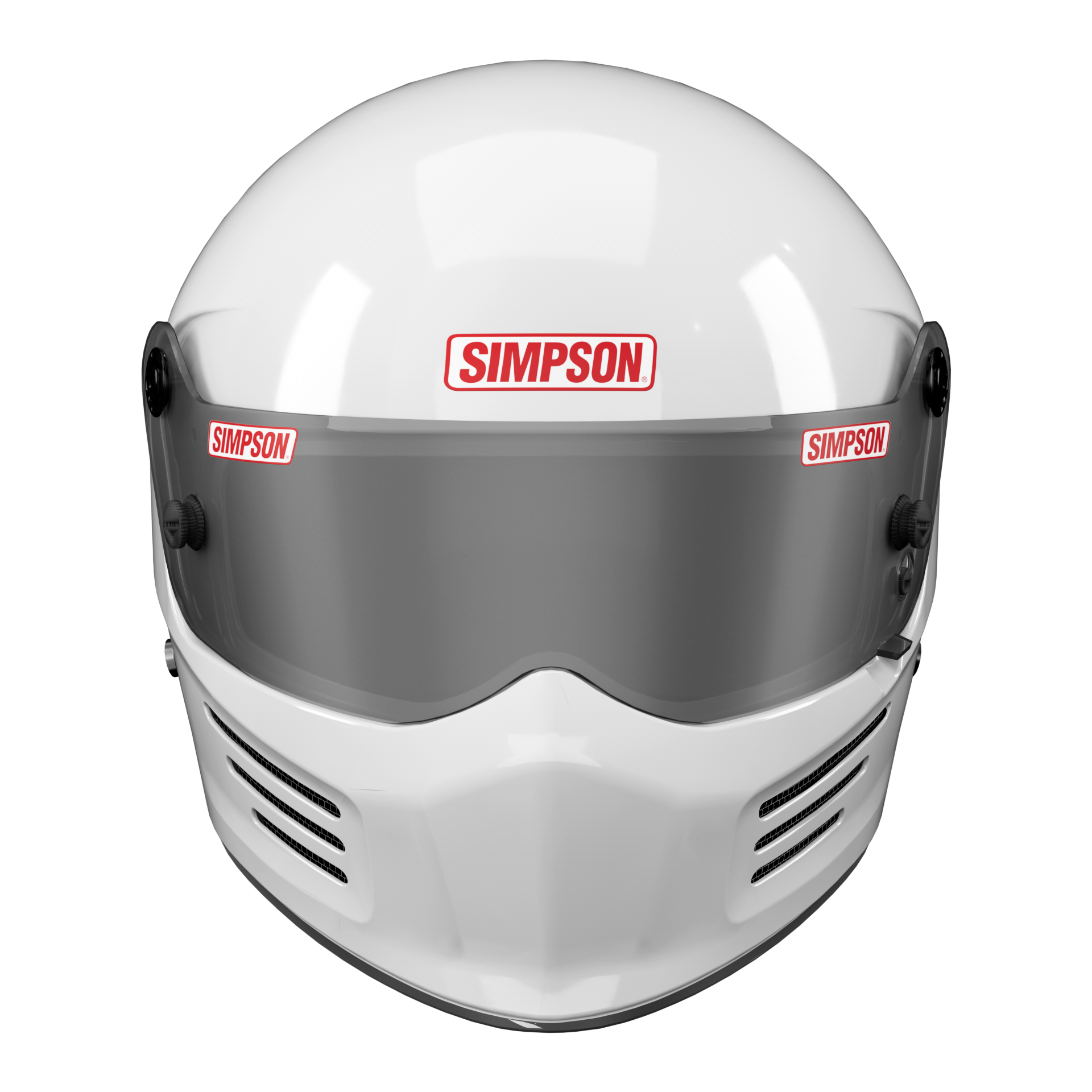 Simpson Bandit Helmet - White