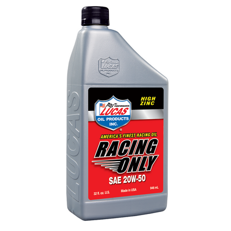 Lucas Oil Products Racing Motor Oil 20W50 Conventional 1 qt - Set of 6