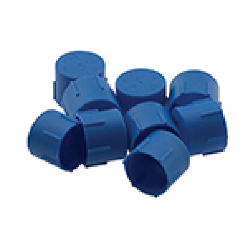 Fragola 8 AN Plastic Cap - Blue (Set of 10)