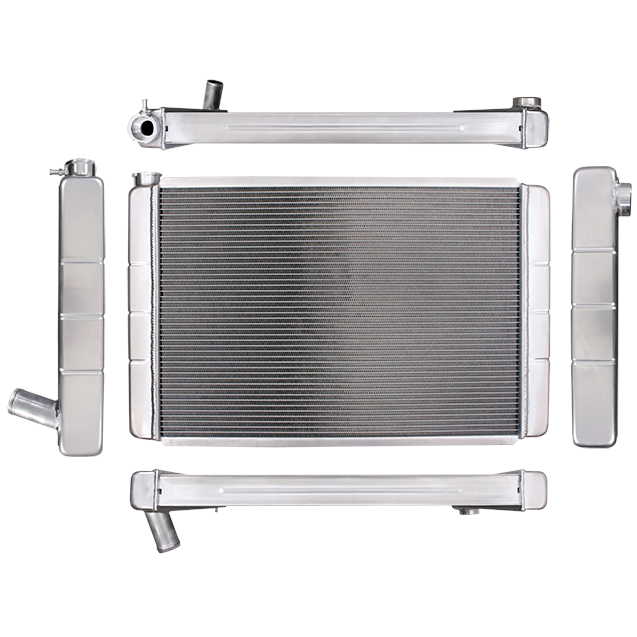Northern Race Pro Radiator - 31" W x 19" H x 3-1/8" D - Single Pass - Driver Side Inlet - Passenger Side Outlet - Aluminum