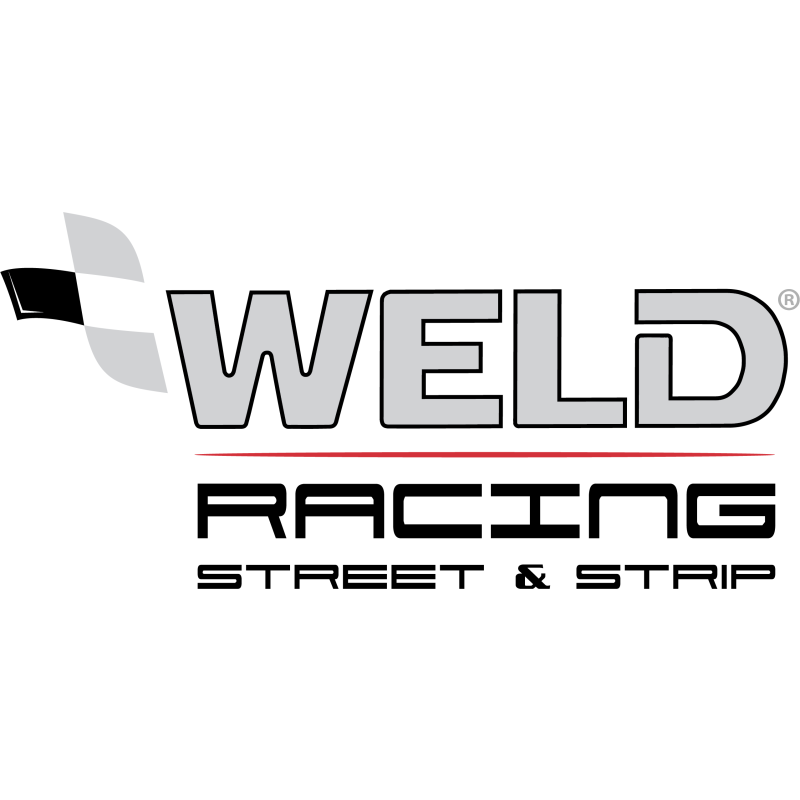 Weld Draglite Polished Wheel - 15" x 8" - 5 x 4.5"-4.75" Bolt Circle - 3.5" Back Spacing - 12.65 lbs
