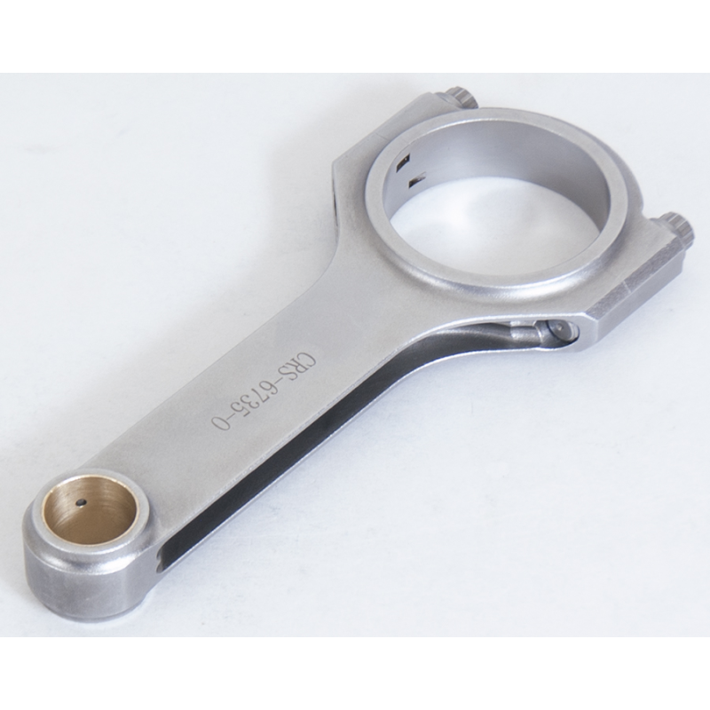 Eagle H Beam Connecting Rod 6.735" Long Bushed 7/16" Cap Screws - Forged Steel