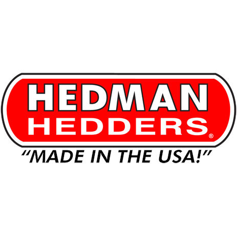 Hedman Hedders Street Headers - 1.5 in Primary - 2.5 in Collector - Black Paint - Small Block Ford - Bronco 1968-77 - Pair