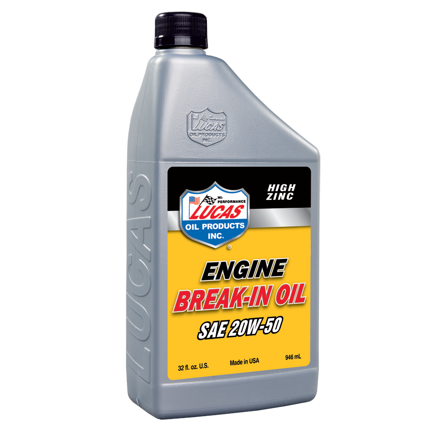 Lucas Oil Products Break-In Motor Oil ZDDP 20W50 Conventional - 1 qt