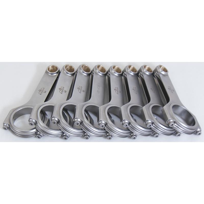Eagle H Beam Connecting Rod 6.735" Long Bushed 7/16" Cap Screws - Forged Steel