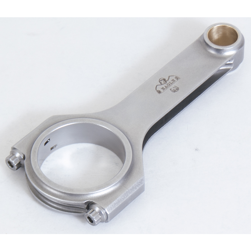 Eagle H Beam Connecting Rod 6.735" Long Bushed 7/16" Cap Screws - Forged Steel