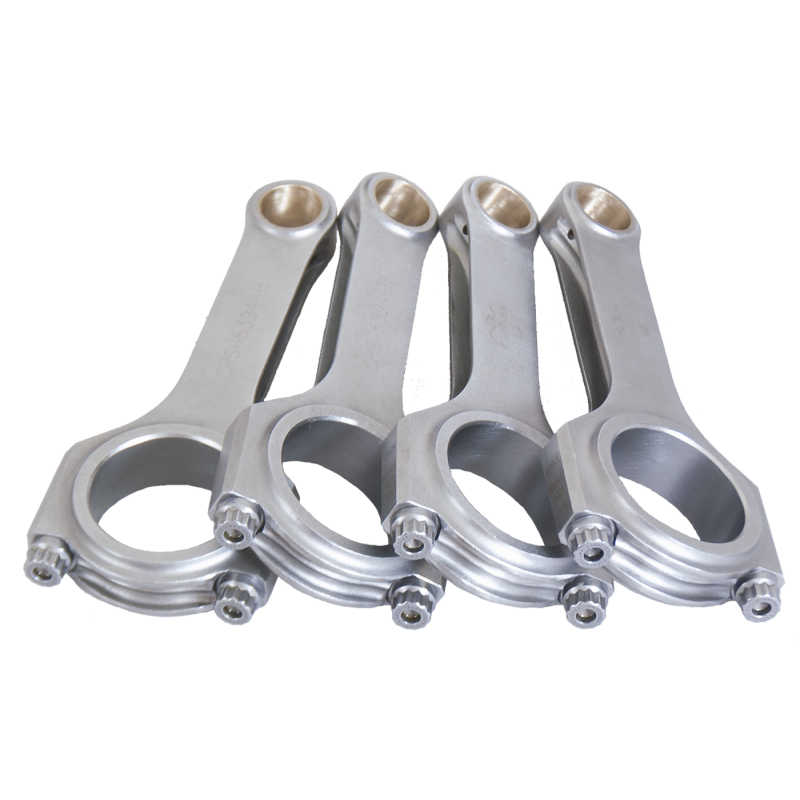 Eagle H-Beam Connecting Rod - 5.394 in Long - Bushed - 3/8 in Cap Screws - Forged - Honda B-Series - Set of 4 CRS5394A3D