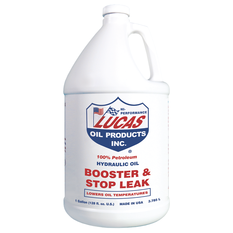 Lucas Oil Products Booster and Stop Leak Hydraulic Oil Additive 1 gal - Set of 4