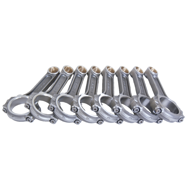 Eagle I Beam Connecting Rod - 6.135" Long - Bushed - 7/16" Cap Screws - Forged Steel - Big Block Chevy