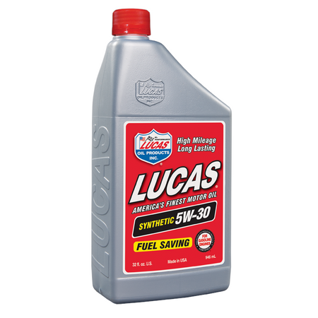 Lucas Oil Products 5W30 Motor Oil Synthetic 1 qt - Set of 6