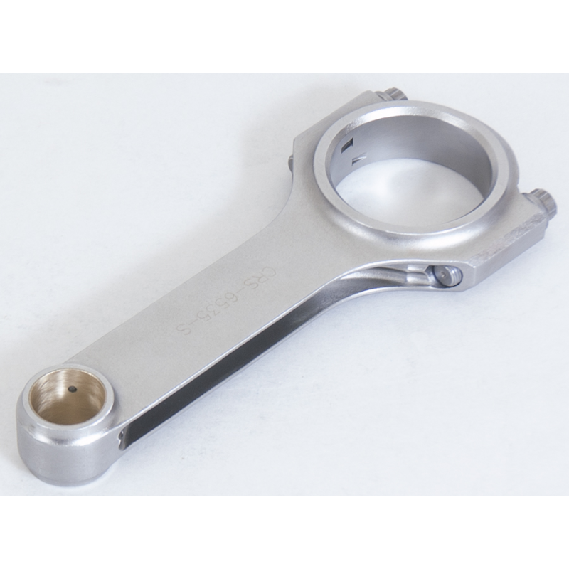 Eagle H-Beam Connecting Rod - 6.535 in Long - Bushed - 7/16 in Cap Screws - Forged - Big Block Chevy - Set of 8