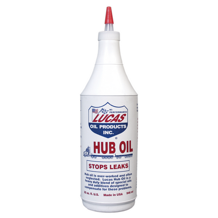 Lucas Oil Products Stop-Leak Hub Oil Steering Axles/Trailer Hubs 1 qt - Set of 12