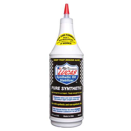 Lucas Oil Products Heavy Duty Oil Stabilizer Motor Oil Additive Synthetic 1 qt - Set of 12