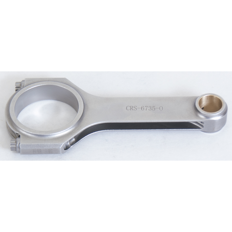 Eagle H Beam Connecting Rod 6.735" Long Bushed 7/16" Cap Screws - Forged Steel
