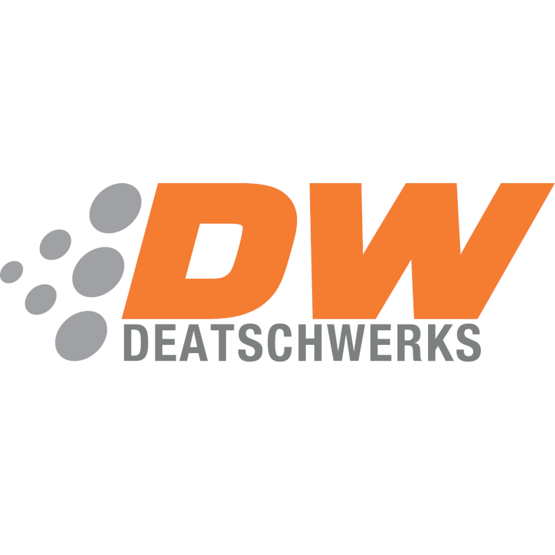 DeatschWerks In-Line 10 Micron Fuel Filter - Stainless Element - 10 AN Female O-Ring Inlet - 10 AN Female O-Ring Outlet - 70 mm Long - Titanium Anodized